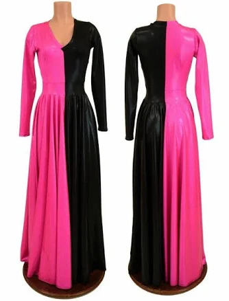 Coquetry Clothing Two Tone Split Circle Cut Gown