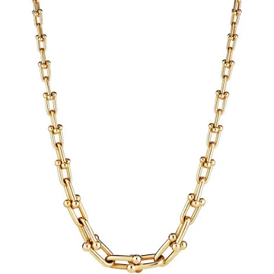 Tiffany HardWear Graduated Link Necklace in 18K Rose GoldTiffany HardWear Graduated Link Necklace in 18K Rose Gold