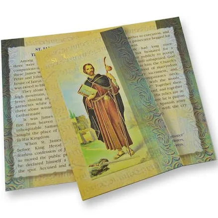 St. James Folded Holy Card