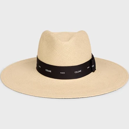 CELINE Women's Straw Panama Hat