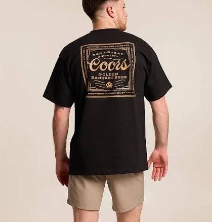 Tee Luv Men's Cotton Coors Bandana T-Shirt with Buckle
