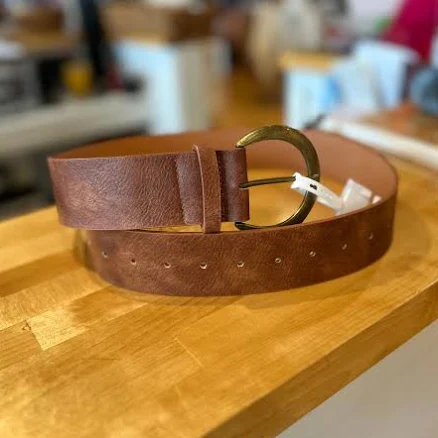 Crescent Moon Buckle Belt