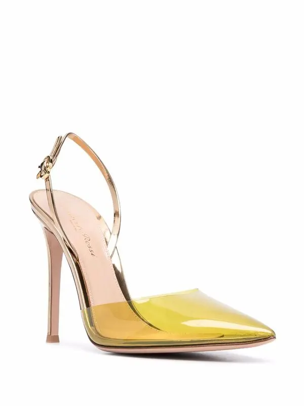 Ribbon D-Orsay Pointed Pumps