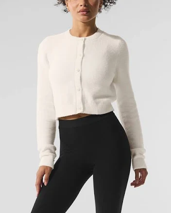 ALO Snuggle Up Sweater Cropped Cardigan