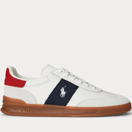 Ralph Lauren Men's Heritage Aera Suede-Paneled Sneakers