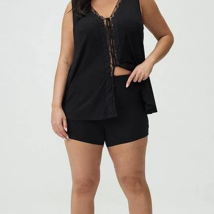 Women's 3.5'' Bike Short in Black by Most Loved at Torrid
