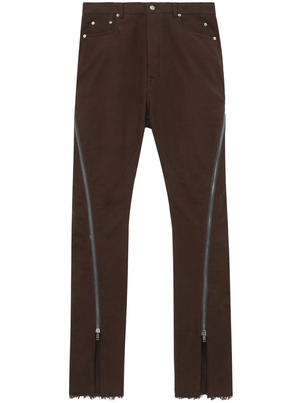 Zip-up Extra-length Jeans