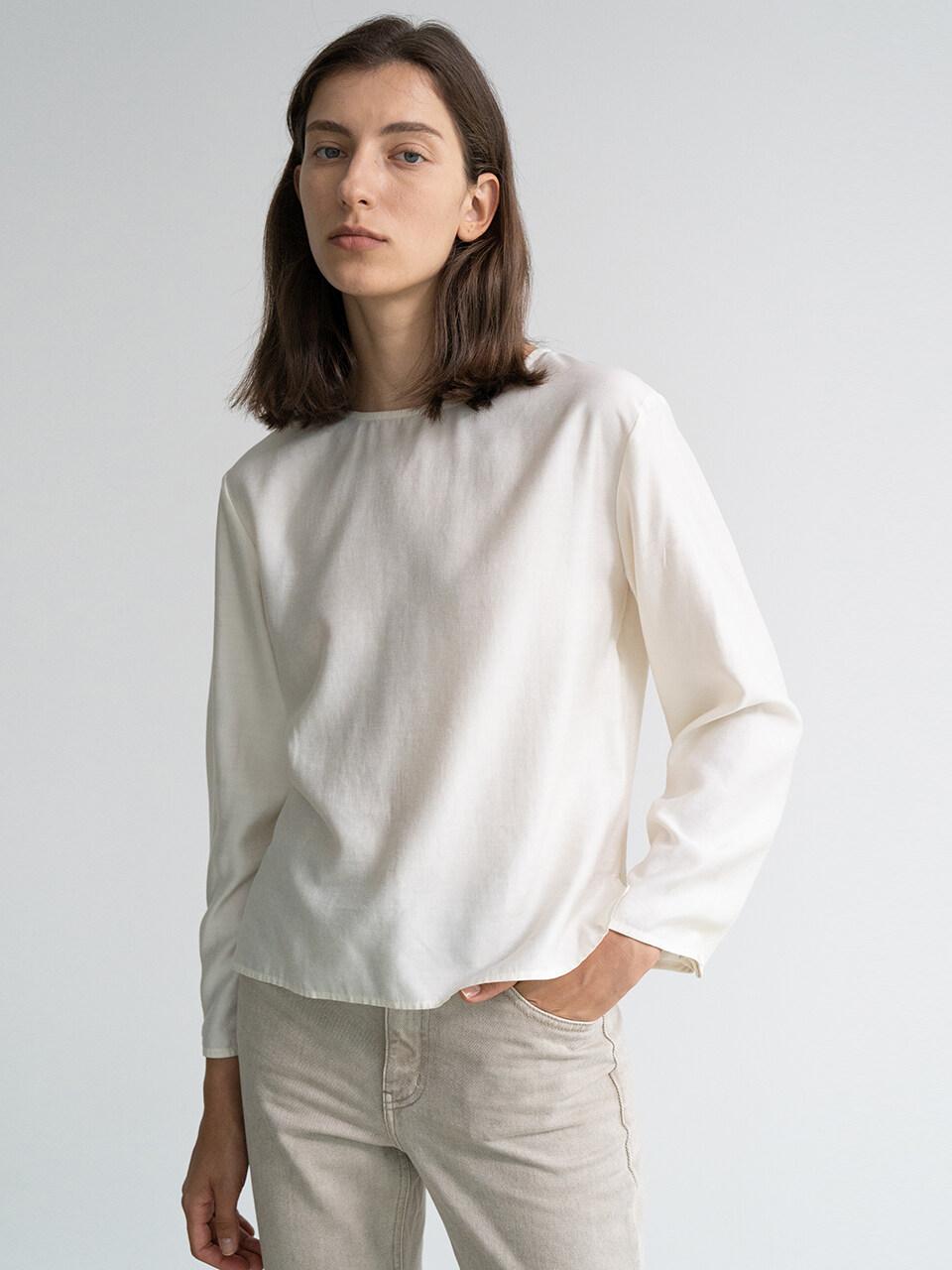 Long-Sleeve Top (Cream)