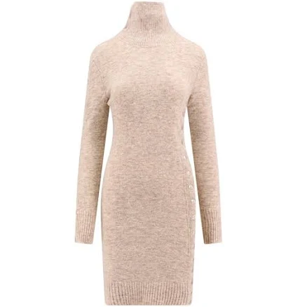 Isabel Marant Turtleneck Knitted Mini Dress - FR40