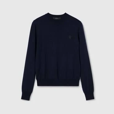 Gucci Knit Wool Sweater with Embroidery
