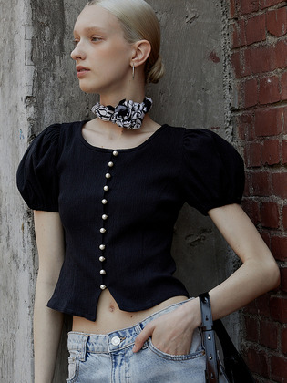Co Puff Corset Blouse