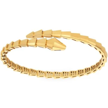 Serpenti Viper 18k Yellow Gold Wrap Bracelet