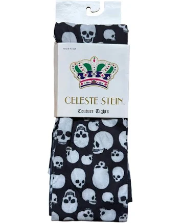 Couture Skull Printed Tights