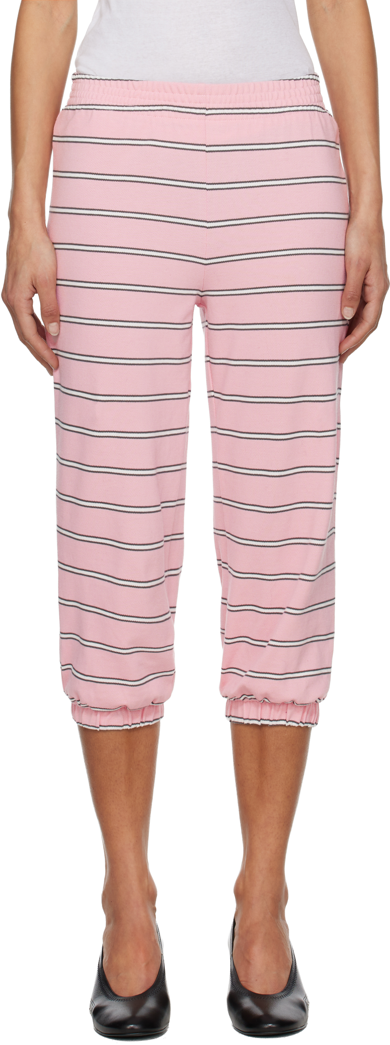 Pink Polyester Lounge Pants