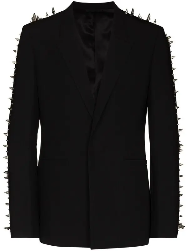 Spike Studded Blazer Jacket