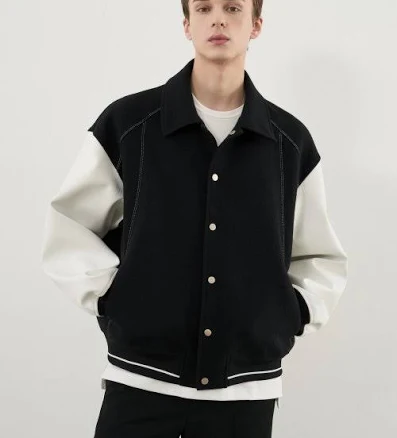 Drawfit Wool Stadium Line Jacket