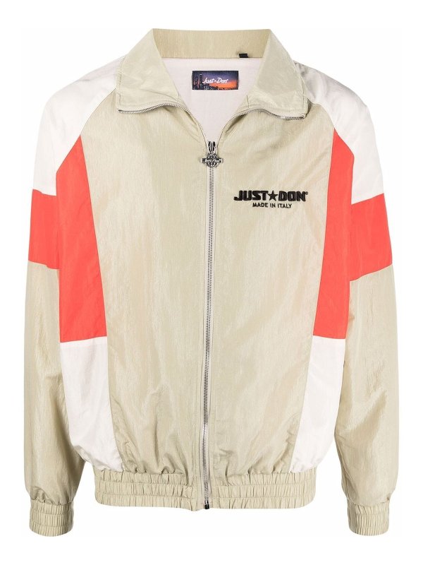 Embroidered Logo Bomber Jacket