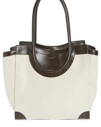 STAUD Women's Maude Canvas & Leather Tote Bag