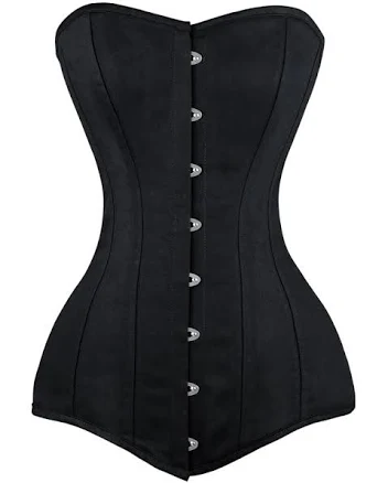 Steel Boned Cotton Torso Body Shaper Corset