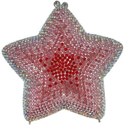Lola + the Boys Sparkle Crystal Star Purse
