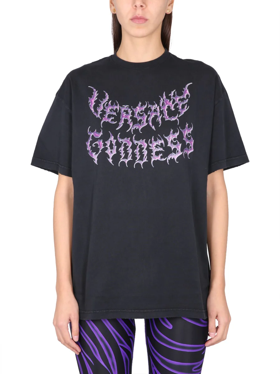 VERSACE GODDESS OVERSIZED T
