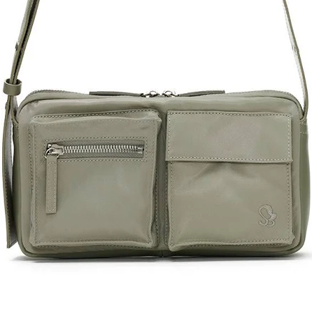 SUNBURNPROJECT Nylon Cross Bag with Pocket