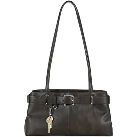 OSOI Leather Shoulder Brocle Bag