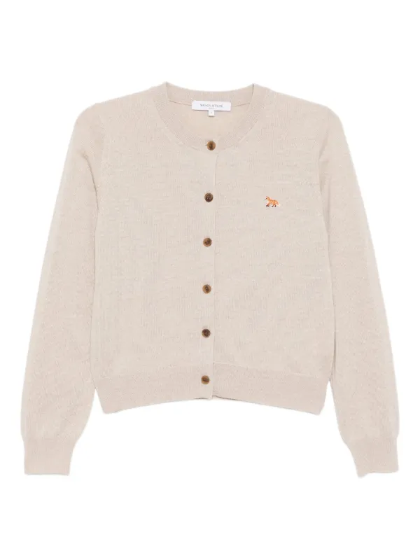 Baby Fox Patch cardigan
