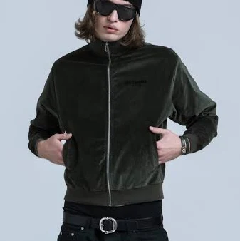 Velour Track Jacket