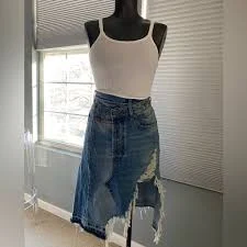 R13 Norbury Denim skirt