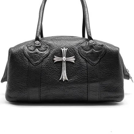 CHROME HEARTS MONICA Leather Cross Hand Bag