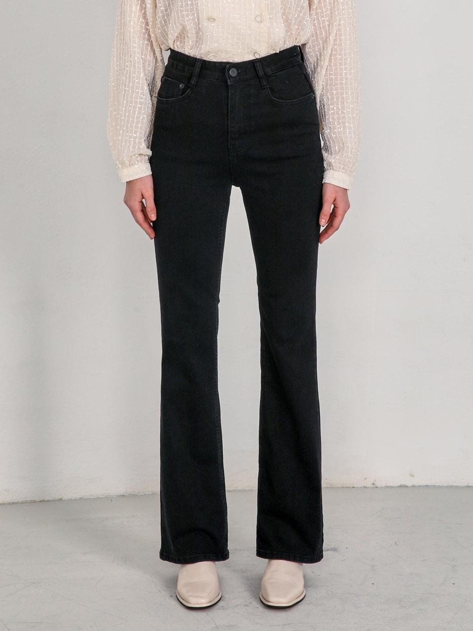 Long Semi Boots Cut Denim Pants - (2COLORS) [-6cm Short Version Added]
