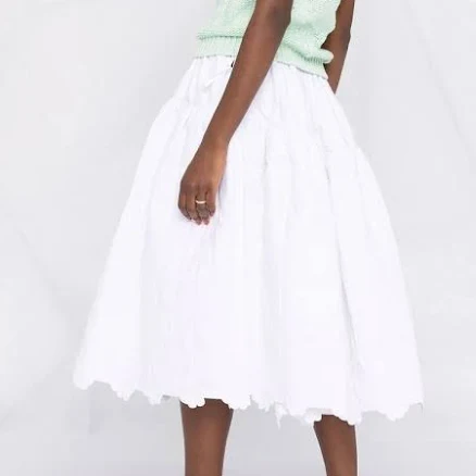 Cecile Bahnsen Rosie Fringed Fil-coupé Midi Skirt