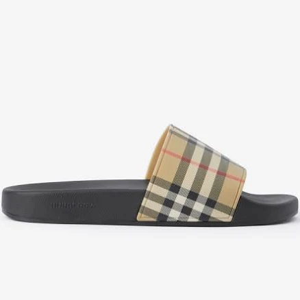 Burberry Check Slides
