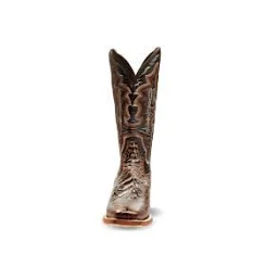 Tanner Mark Women's Hand-Tooled Saddle Stamp Boots