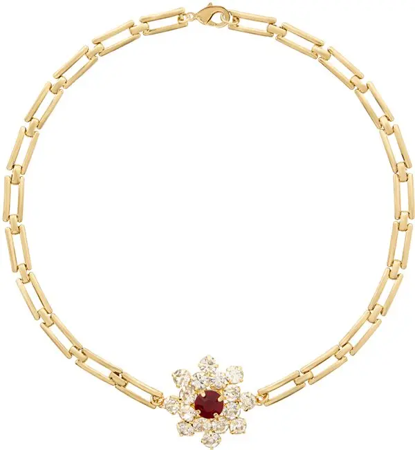 Gold Fallery Choker