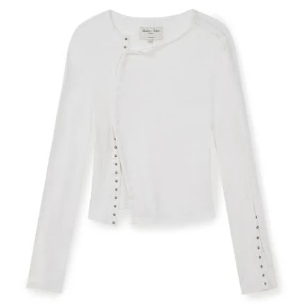 MATIN KIM SNAP DETAIL SLIM TOP