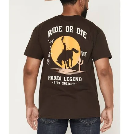 Riot Society Men's Rodeo Legend Graphic T-Shirt