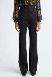 Gracie Stretch Wool Flare Leg Pants