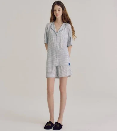 ORCITE Women's Modern Sailor Pajama Set