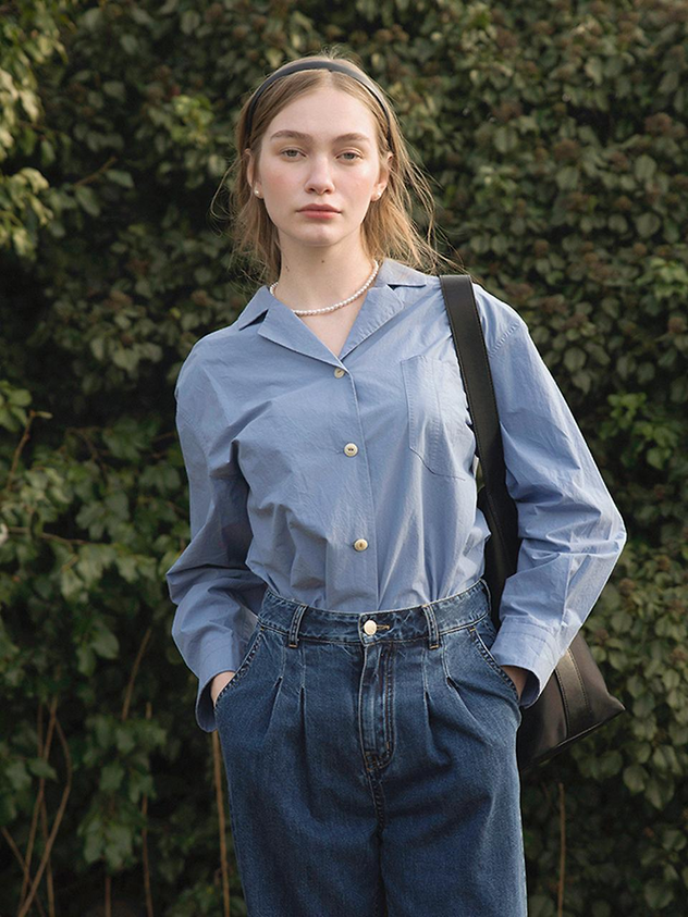 Stella Cotton Wrap Shirt