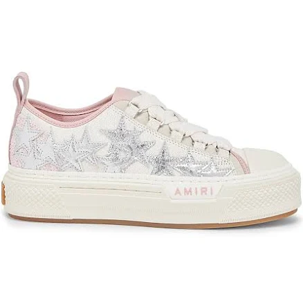 Amiri Women's Stars Court Low-Top Platform Sneakers