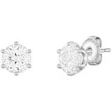 JESTINA WHITEMOND one-carat earring