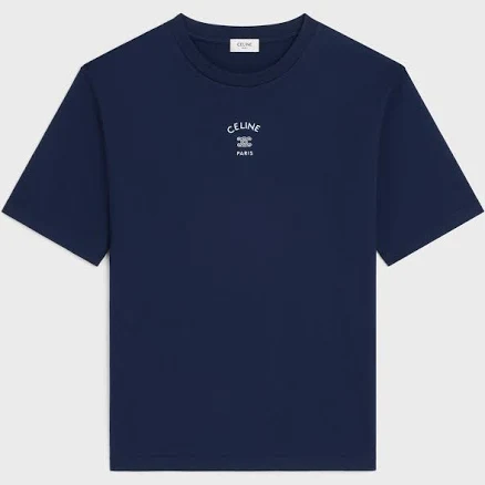CELINE Women's Loose Cotton Jersey T-Shirt
