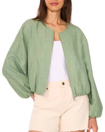 Vince Camuto Women's Crop Bubble Jacket