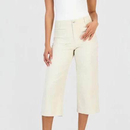 Style & Co Women's High-rise Cropped Wide-leg Jeans