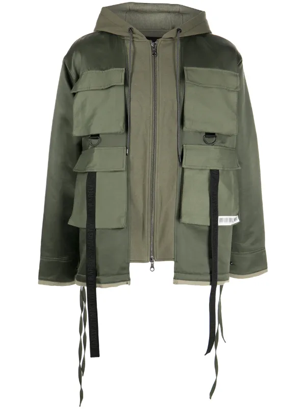 Patch Pocket Hooded Parka