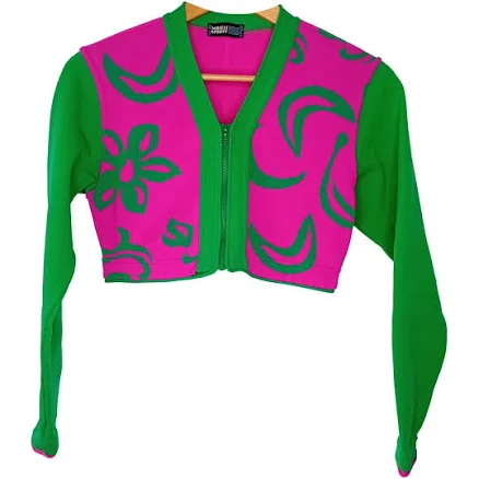 Marithé & François Girbaud Cropped Polyamide Cardigan