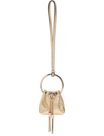 Jimmy Choo Bon Bon Mini Leather Bucket