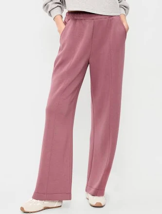 Old Navy Women's High-Waisted Bounce Fleece Wide-Leg Sweatpants